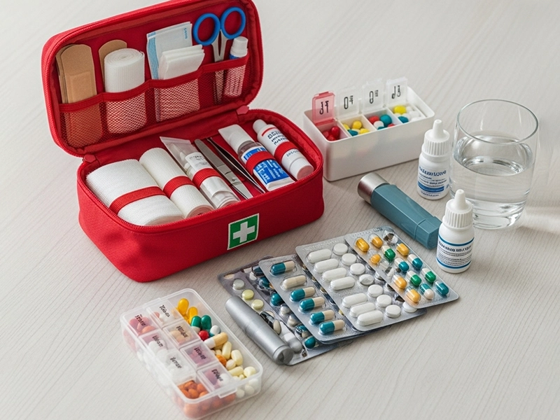 carrying a personal first aid kit