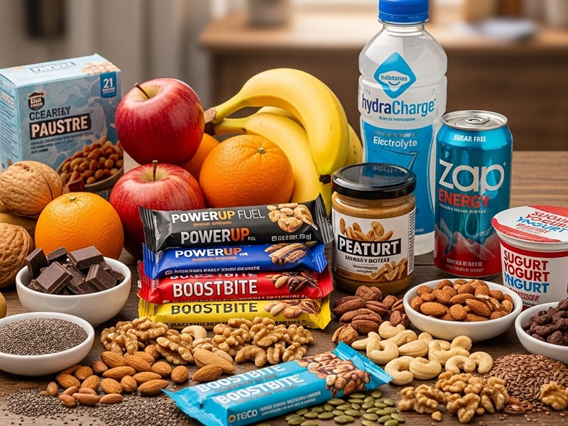  carrying the right snacks and energy boosters 