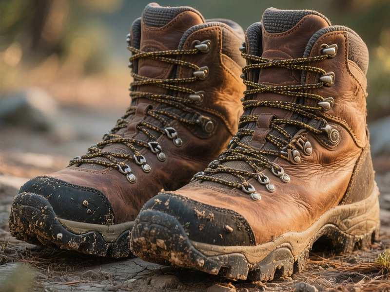 Sturdy trekking boots
