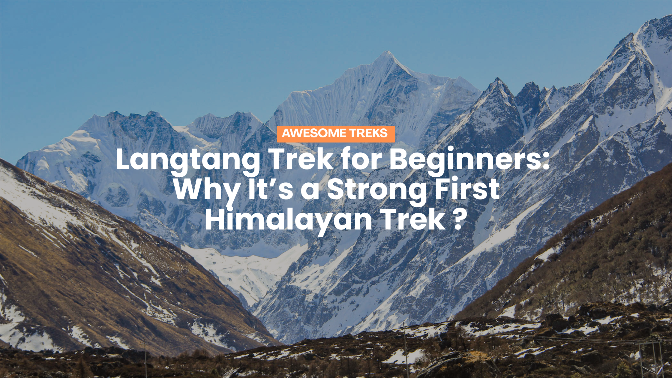 Is Langtang trek good for beginners